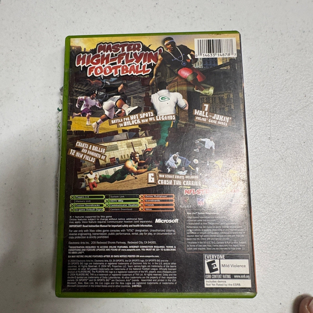NFL Street 2 Original Xbox Game Complete CIB Original Release Microsoft