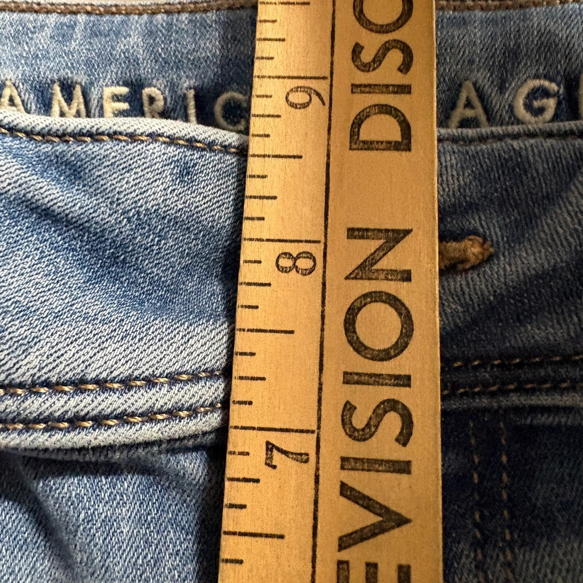 American Eagle Next Level Stretch Jeans Womens Size 2 Regular Blue Flare Denim