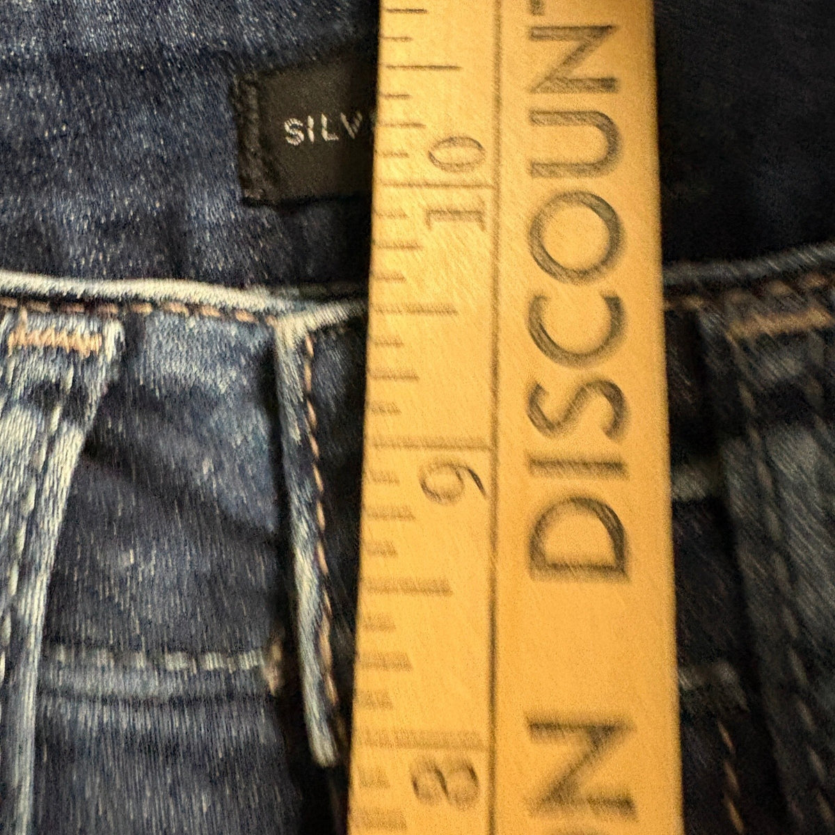 Silver Jeans Co Avery Slim Bootcut Jeans Womens Size 24 Dark Wash Denim L33