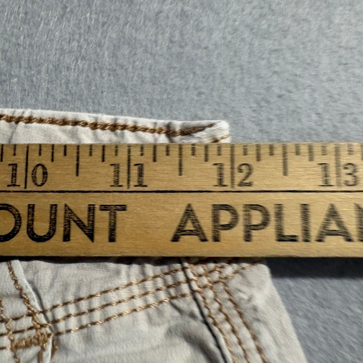American Eagle Baggy Jogger Cargo Pants Womens 00 Regular Khaki Beige Stretch