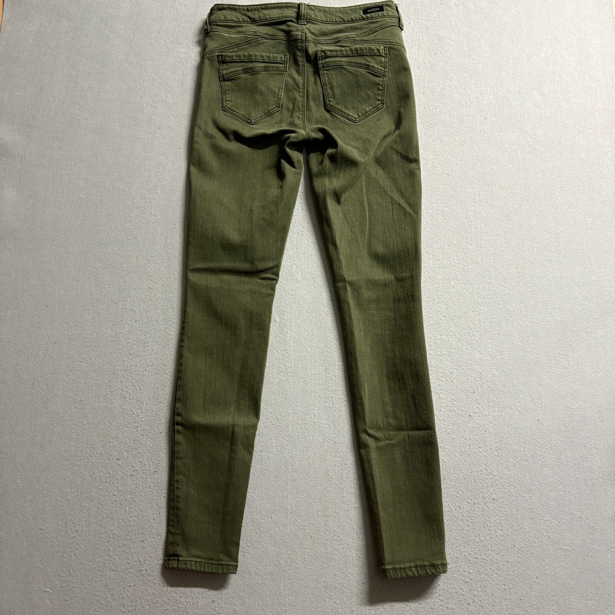 Liverpool Los Angeles The Hugger Skinny Jeans Womens 2/26 Olive Green Stretch