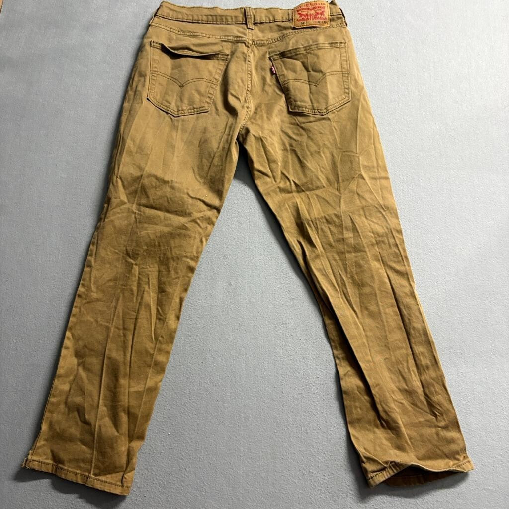 Levi's 511 Slim Fit Jeans Mens 32x30 Brown Cotton Blend Stretch Denim Pants