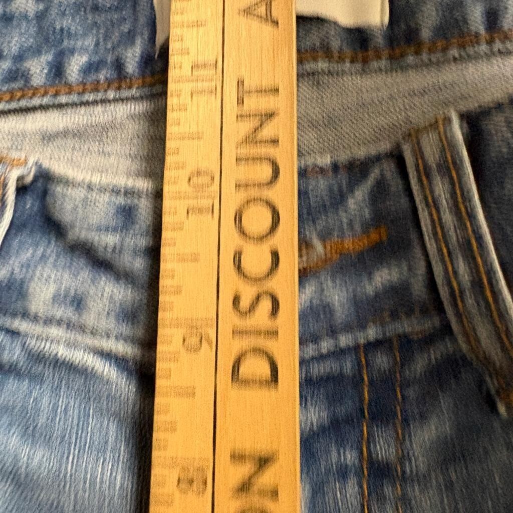 SPAO Jeans Womens 28 Light Indigo Blue Denim Stretch Straight Leg Pants