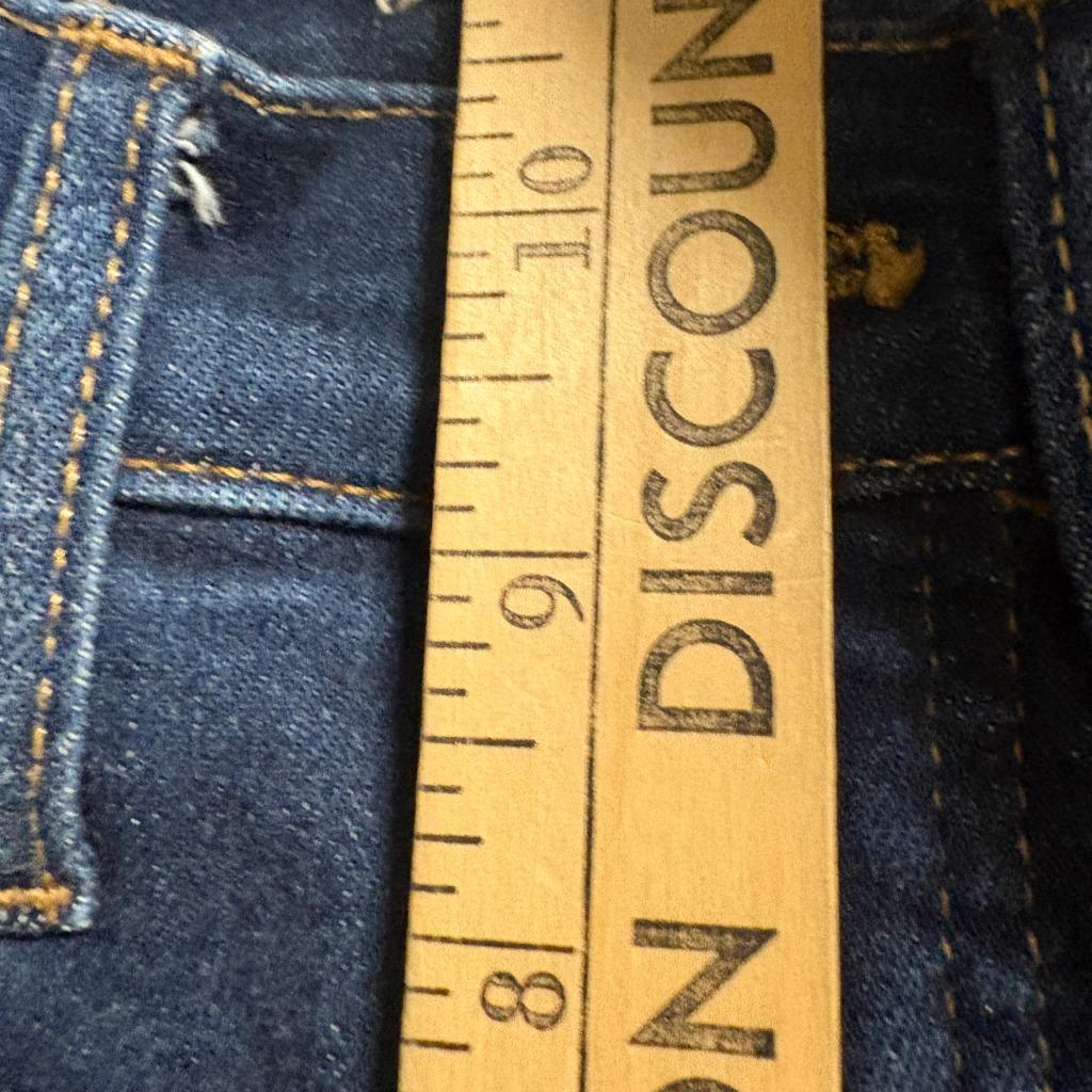 Madewell Skinny Flare Jeans Womens 24 Blue Denim High Rise Stretch
