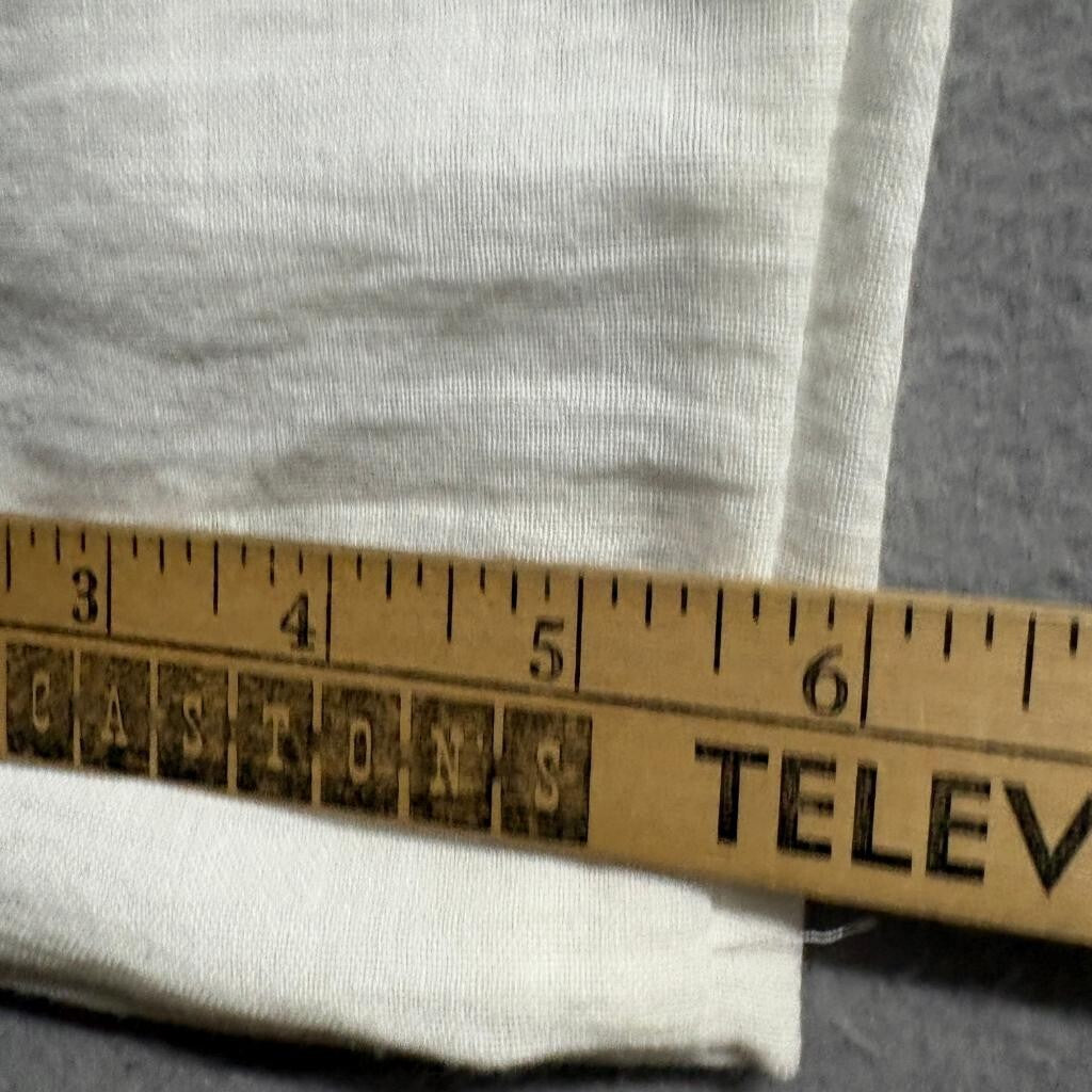 Duty Mot Fashion Express Womens White Linen Blend Drawstring Pants Size S