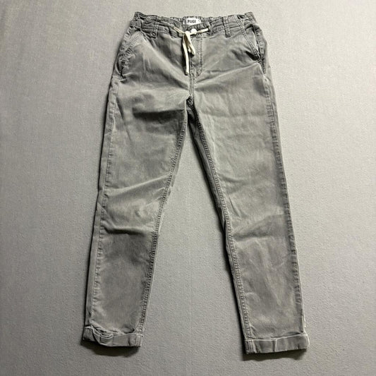 Paige Mens Mayslie Jogger Pants Size 27 Gray Lyocell Blend Drawstring Waist