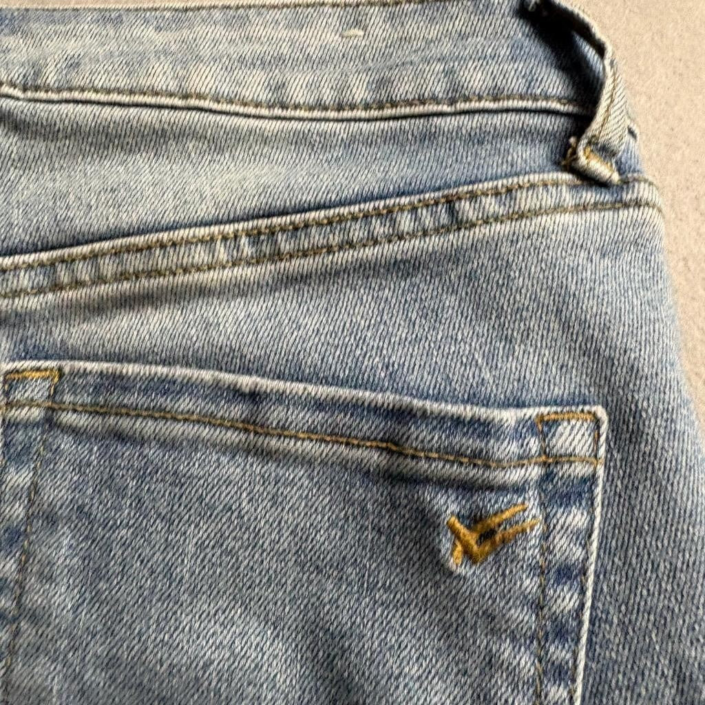 William Rast High Rise Ankle Skinny Jeans Womens 26 Distressed Blue Denim