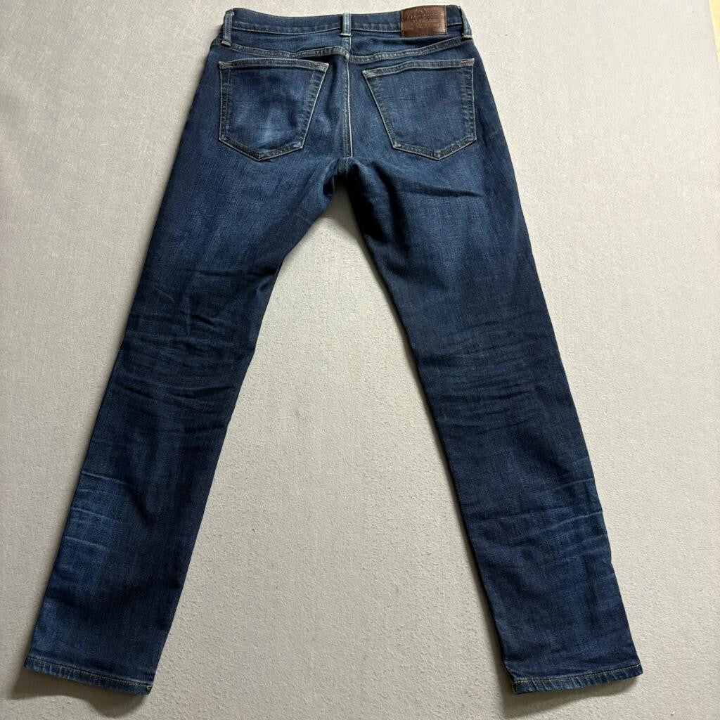 Abercrombie & Fitch Skinny Stretch Jeans Mens 29x30 Dark Wash Blue Denim