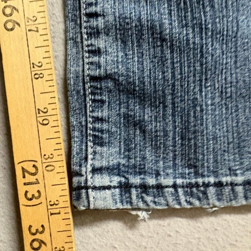 Saza Jeans Womens Size 11 Blue Denim Stretch Straight Leg Low Rise Y2K