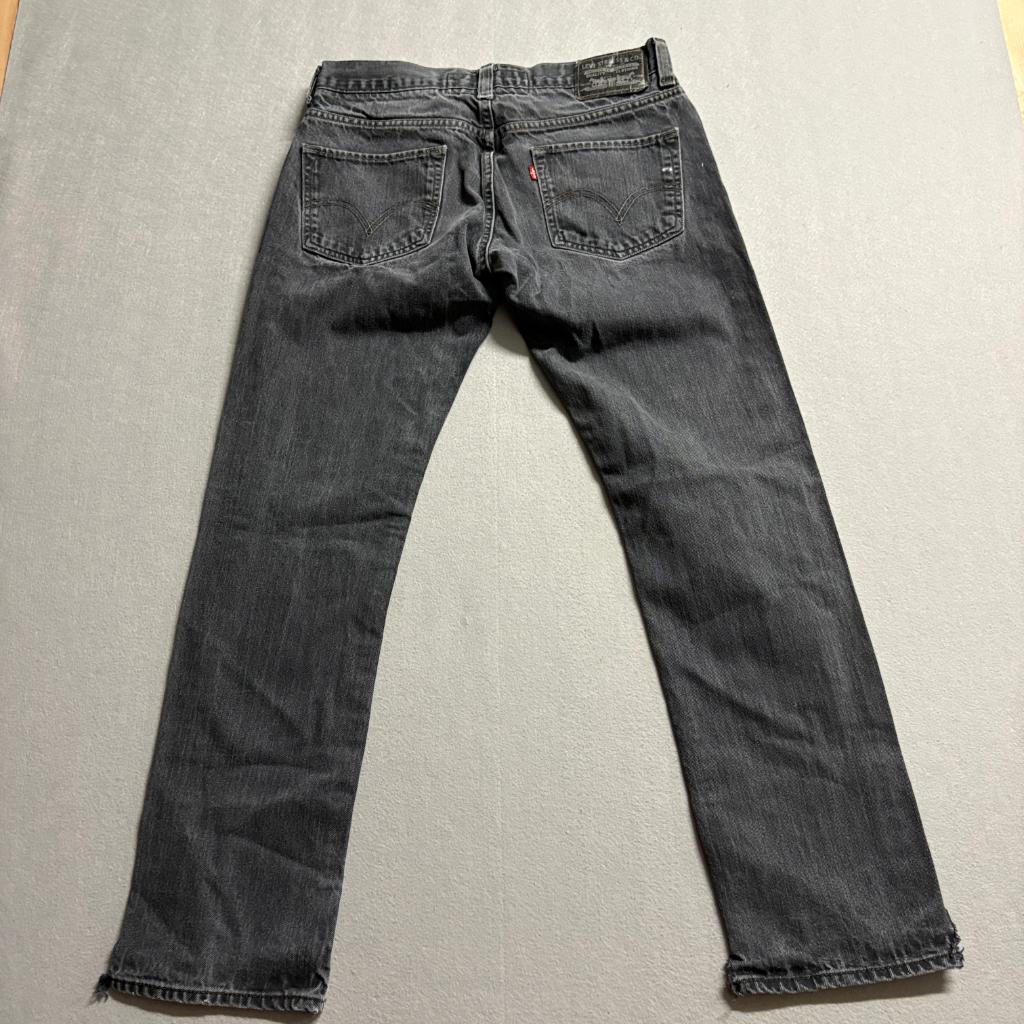 Levi's 511 Skinny Jeans Mens 32x30 Black Denim 100% Cotton Made in Mexico