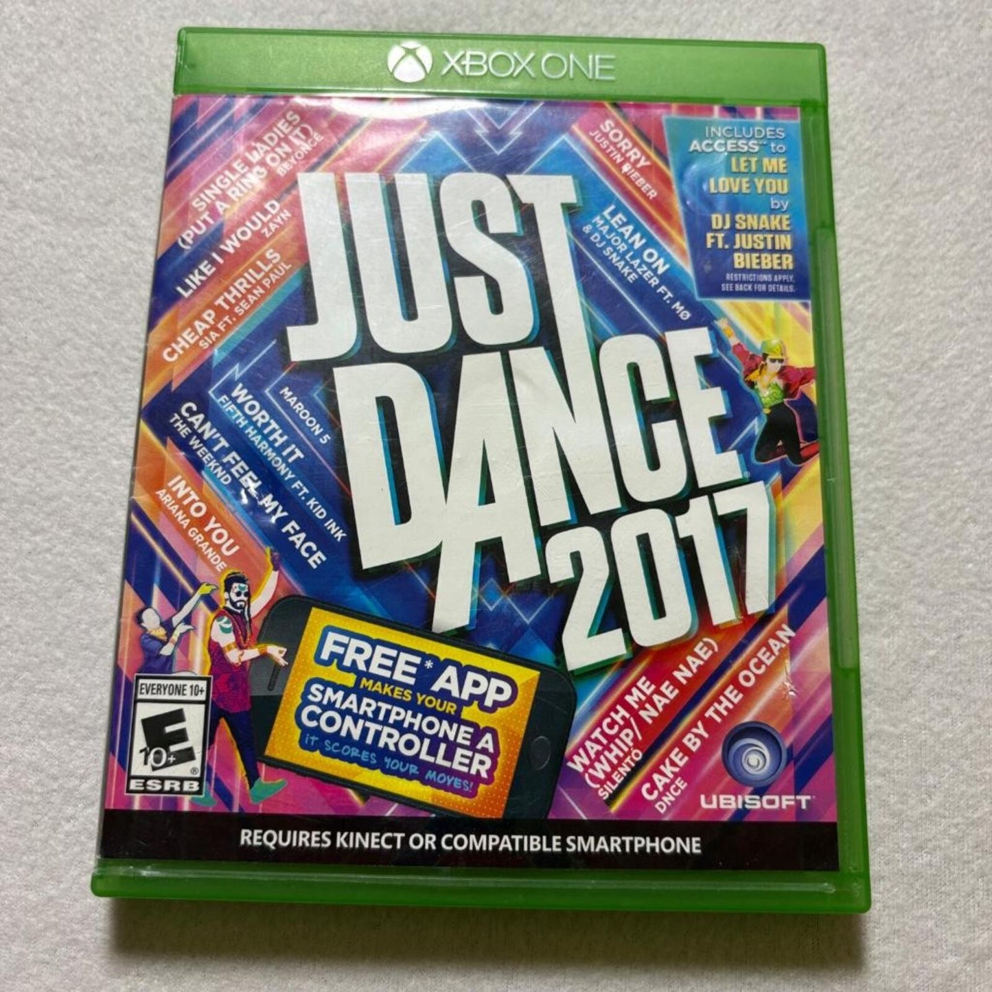 Just Dance 2017 Xbox One Game Disc Case Tested