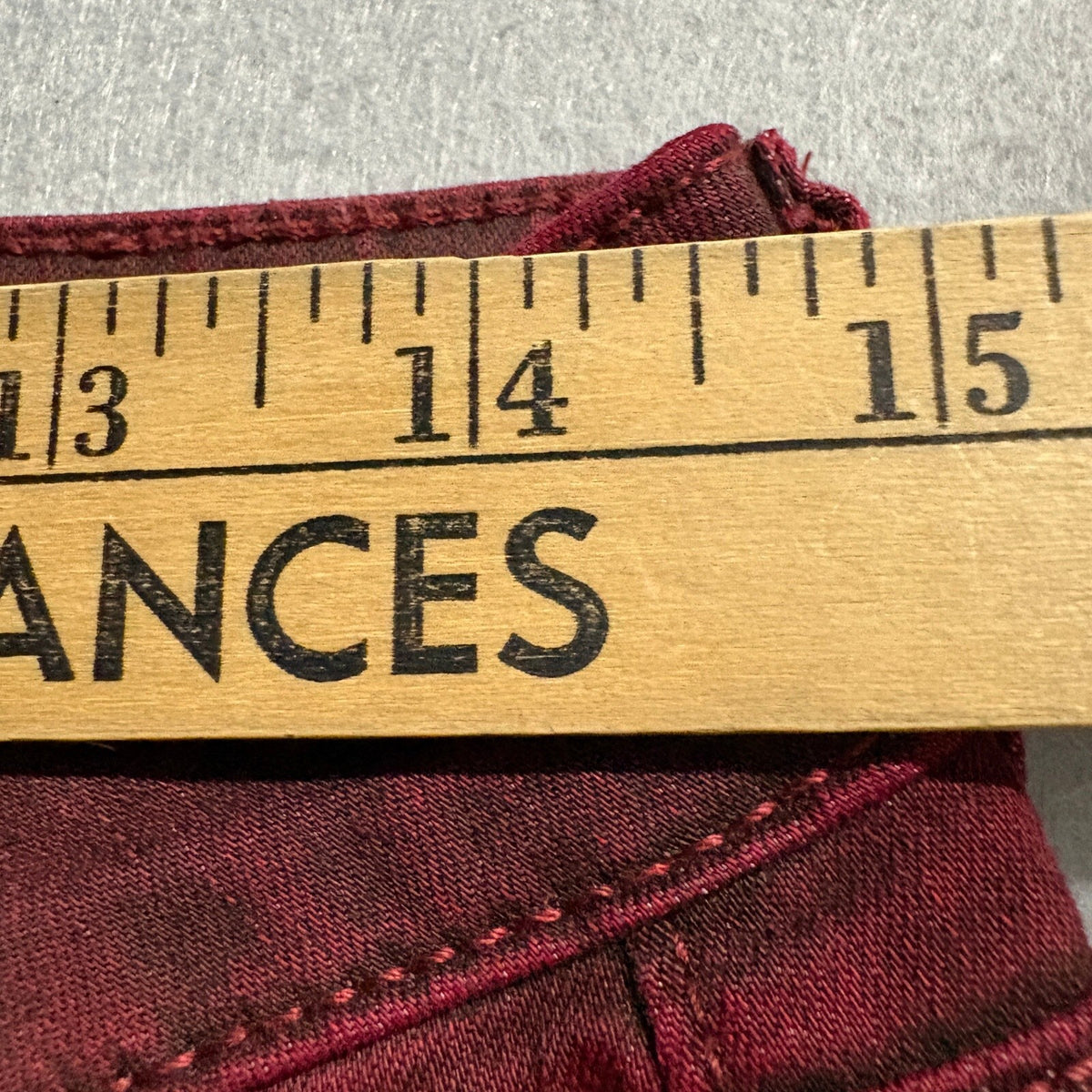 Articles of Society Skinny Jeans Womens 27 Burgundy Red Stretch Denim