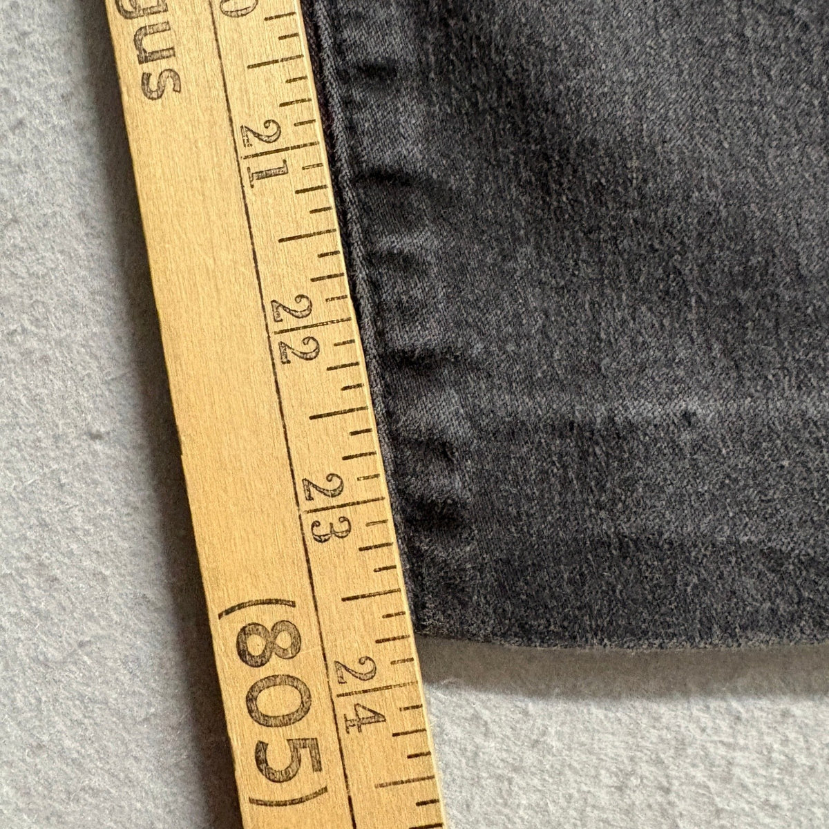 Curve Appeal Womens High Rise Essential Skinny Jeans Size 2/26 Black Denim