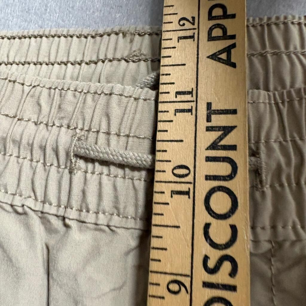 No Boundaries Tech Jogger Pants Mens Large L 36-38 Beige Tapered Leg New