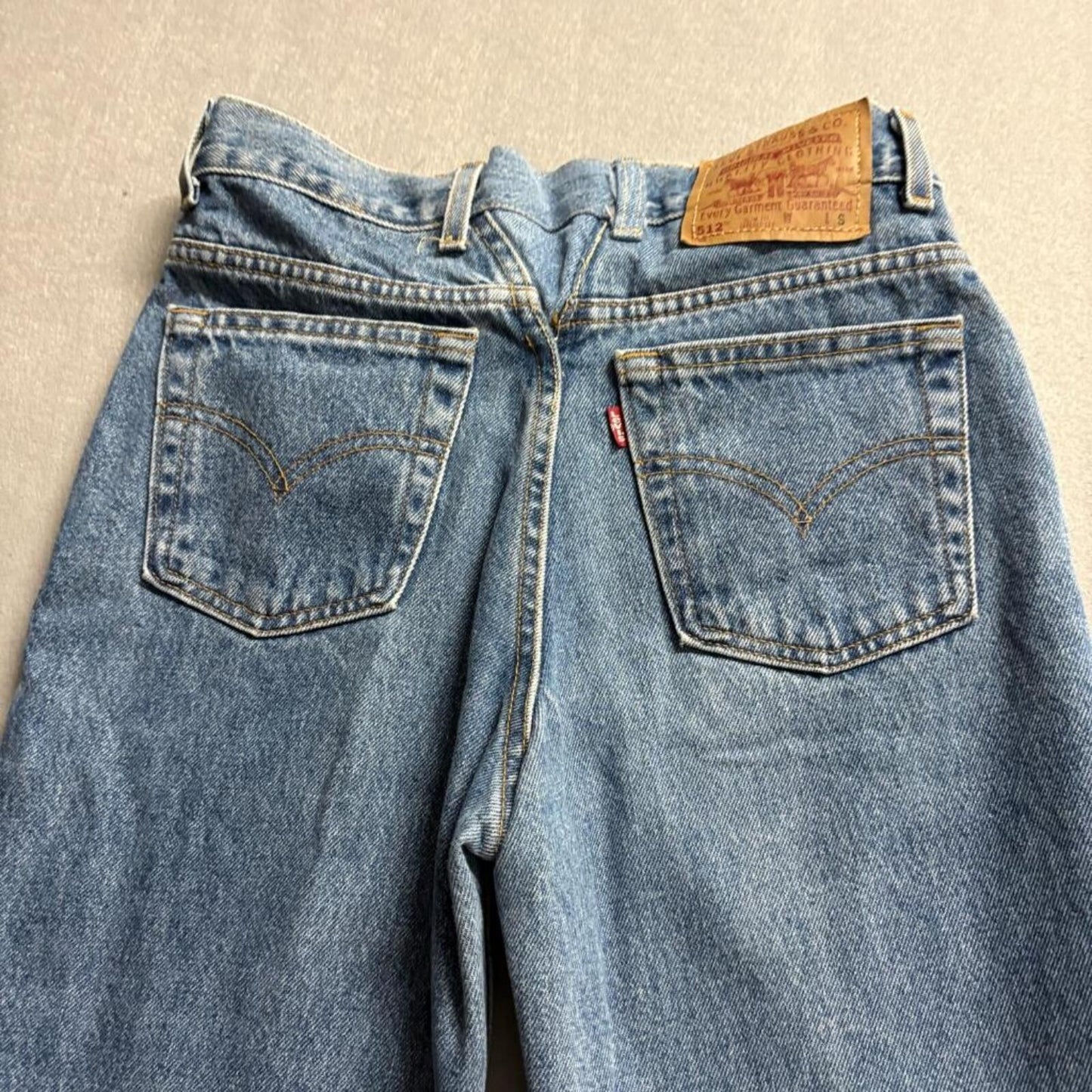 Vintage Levis 512 Jeans Womens 1 S Slim Fit Tapered Leg High Rise Denim 27x24