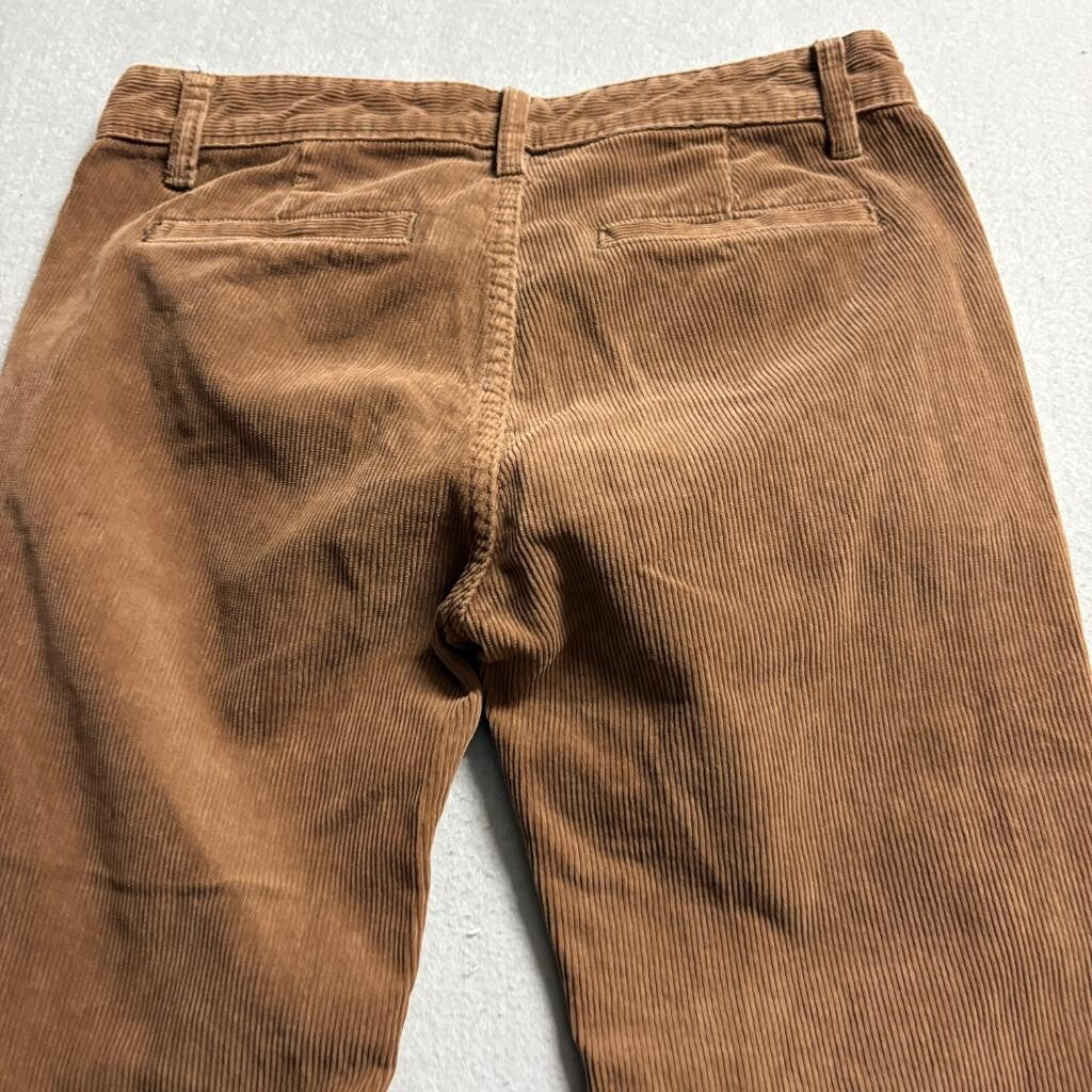 J Galt Brandy Melville Corduroy Flare Pants Womens Small Brown Low Rise Retro