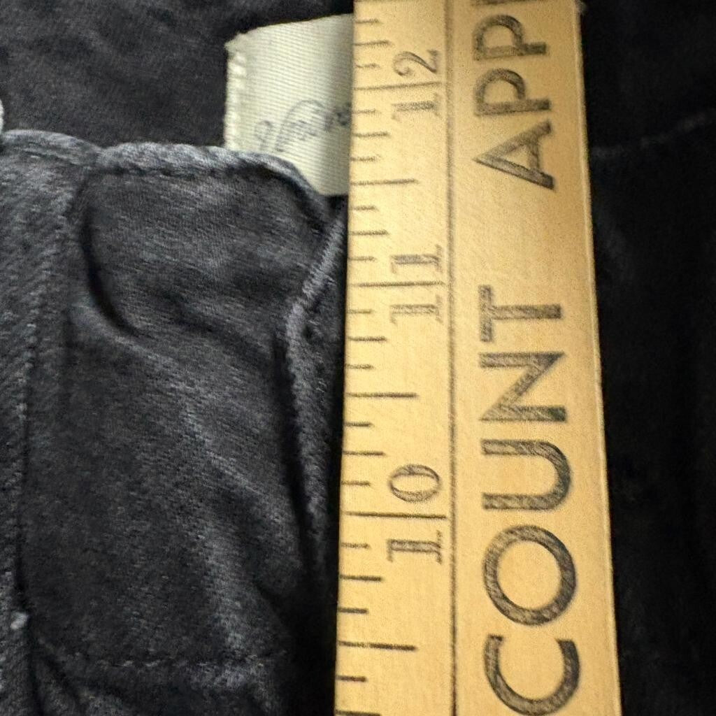 Universal Thread High Rise Wide Leg Jeans Womens 6R Black Denim Stretch