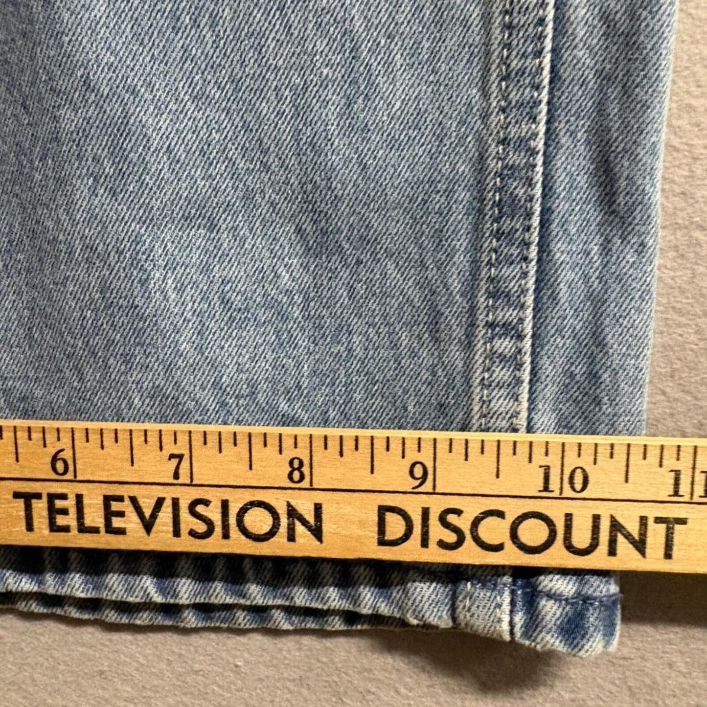Hollister Low Rise Baggy Jeans Womens 10 W30 Long Blue Denim Bow Embroidered