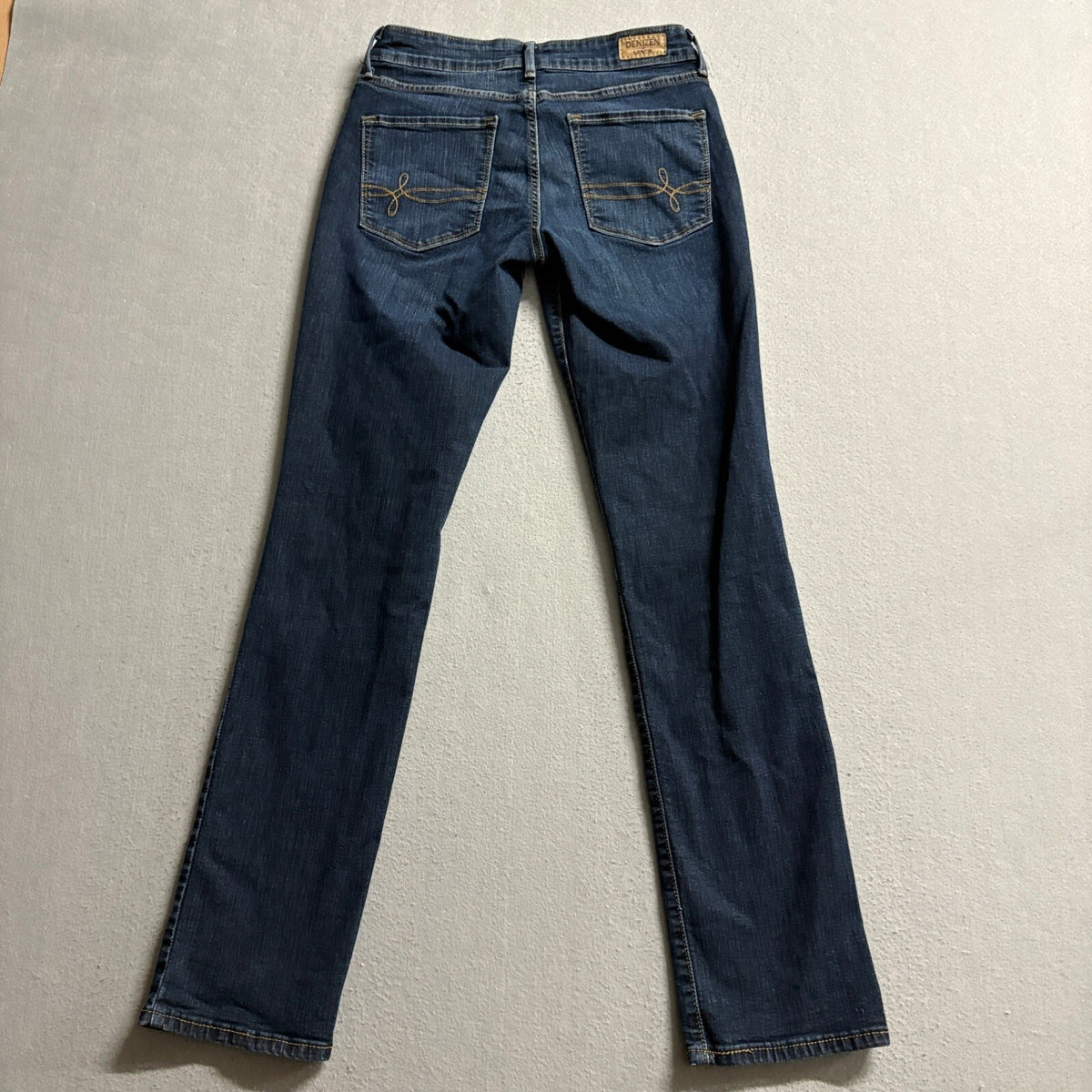 Denizen From Levis Modern Slim Jeans Womens Size 4M W27 L32 Dark Blue Stretch