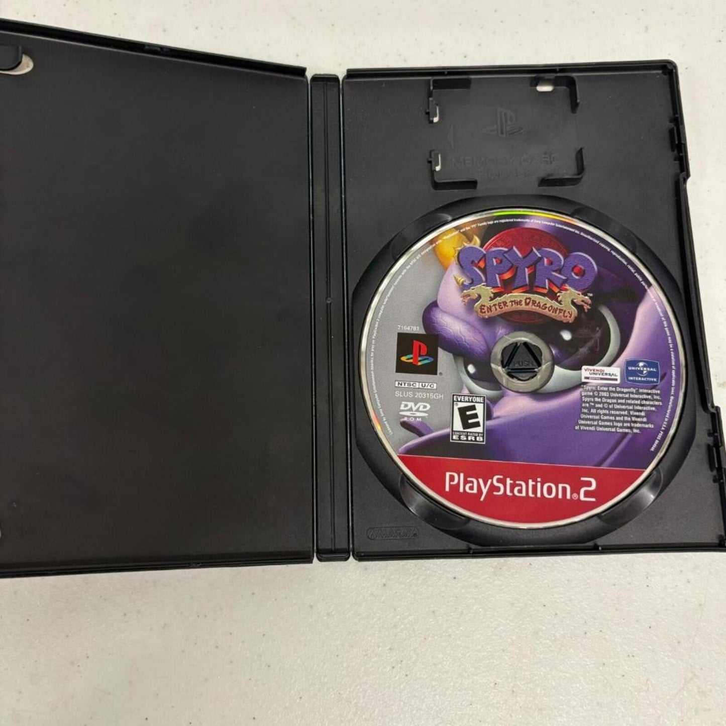 Spyro Enter the Dragonfly PS2 PlayStation 2 Greatest Hits Game Disc Case