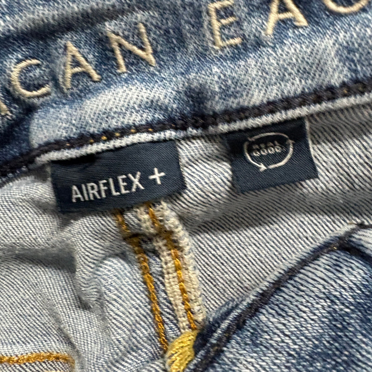 American Eagle Athletic Fit Jeans Womens 29x30 Blue Airflex+ Stretch Denim