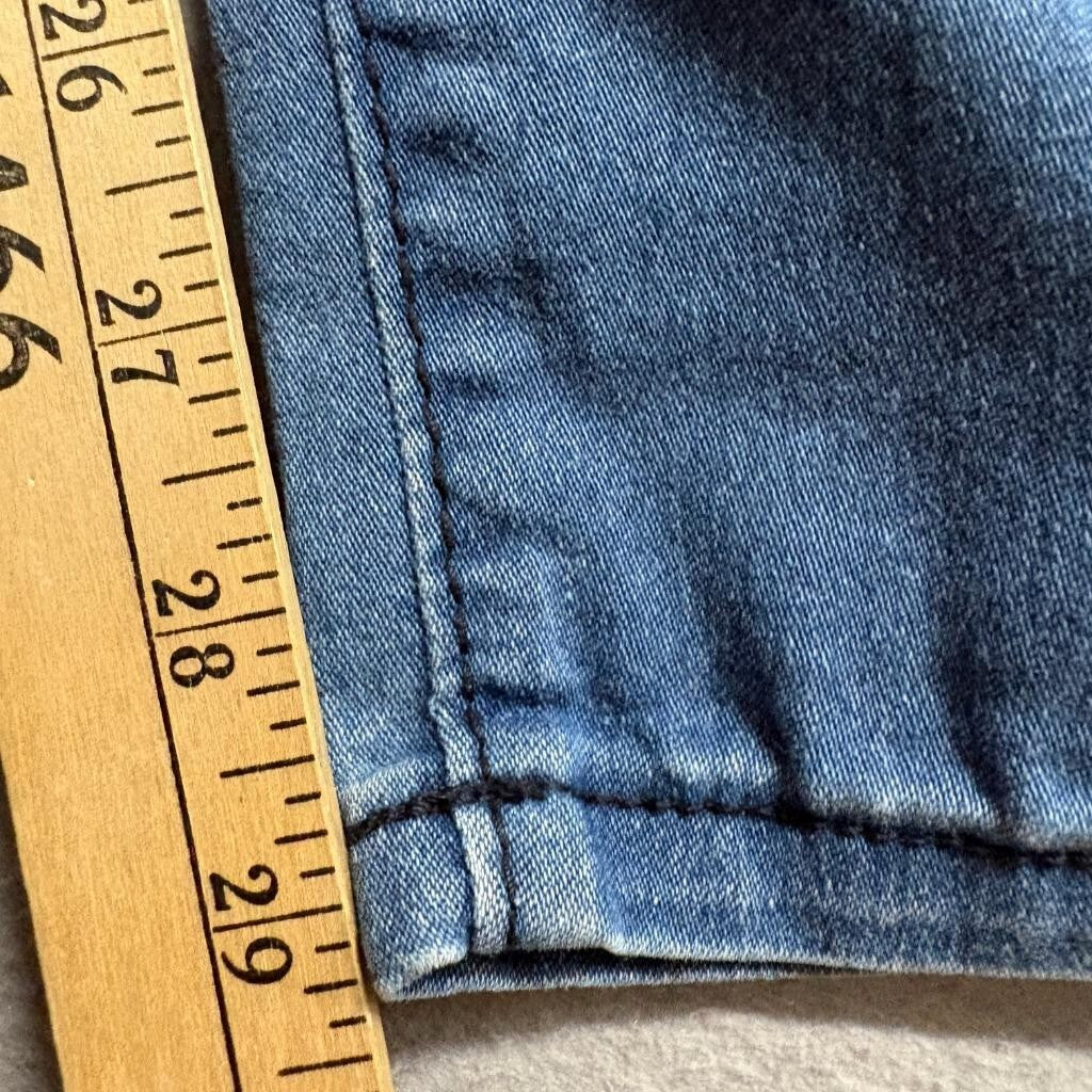 Bershka BSK Denim Collection Skinny Jeans Womens Size 26 Blue Stretch Low Rise