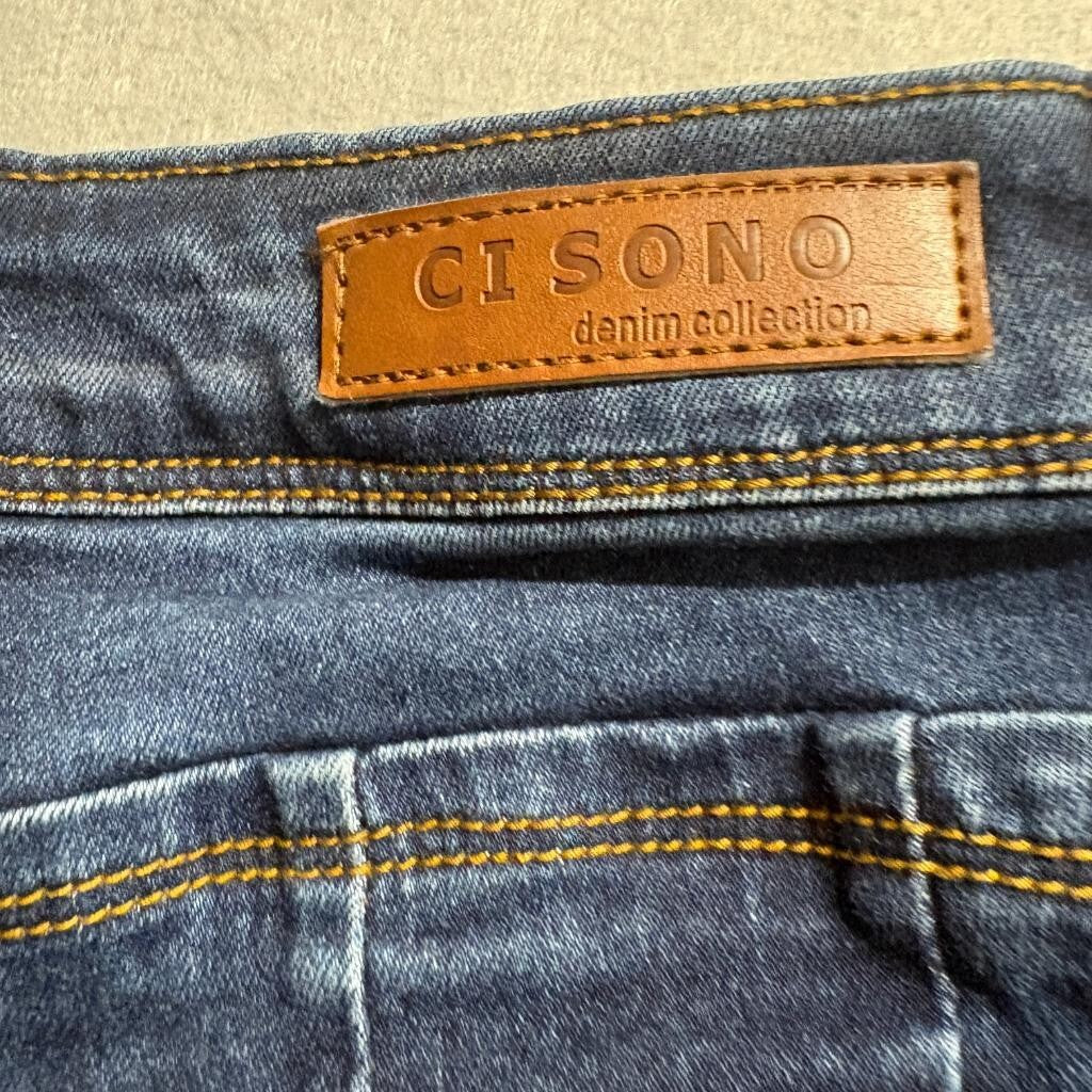 Ci Sono Denim Collection Girls Skinny Jeans Size 11 Blue Stretch Denim