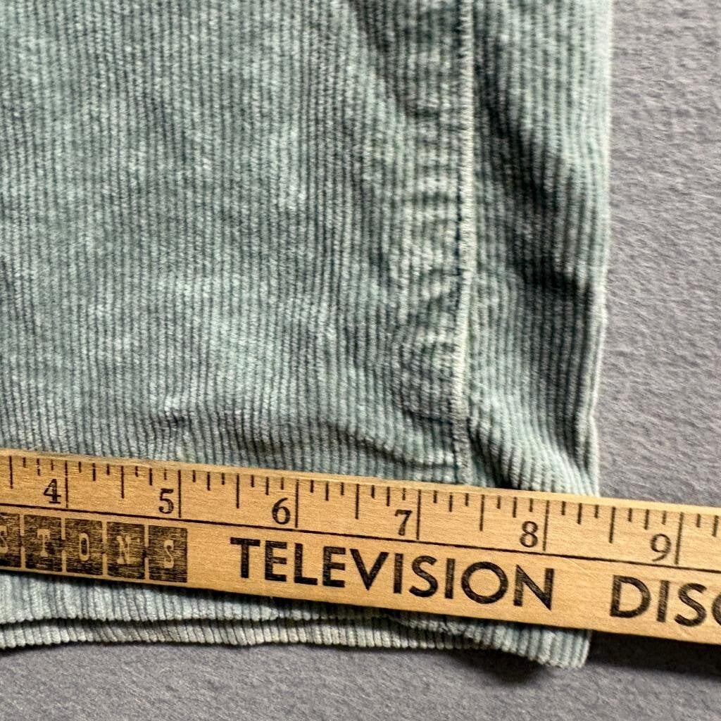 Pilcro and the Letterpress Corduroy Pants Womens 25 Tall Green The Icon Flare