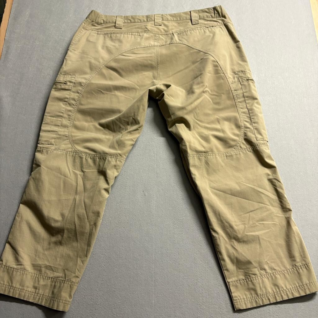 LA Police Gear Atlas Tactical Pants Mens 38x28 Tan Khaki Cargo Ripstop LAPG
