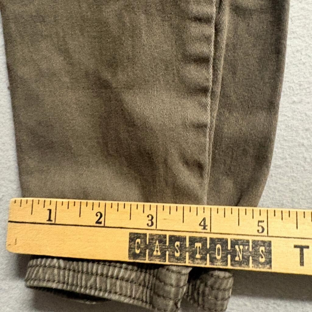 RSQ Cargo Jogger Pants Mens XL Brown Cotton Blend Stretch Elastic Waist Cuffed