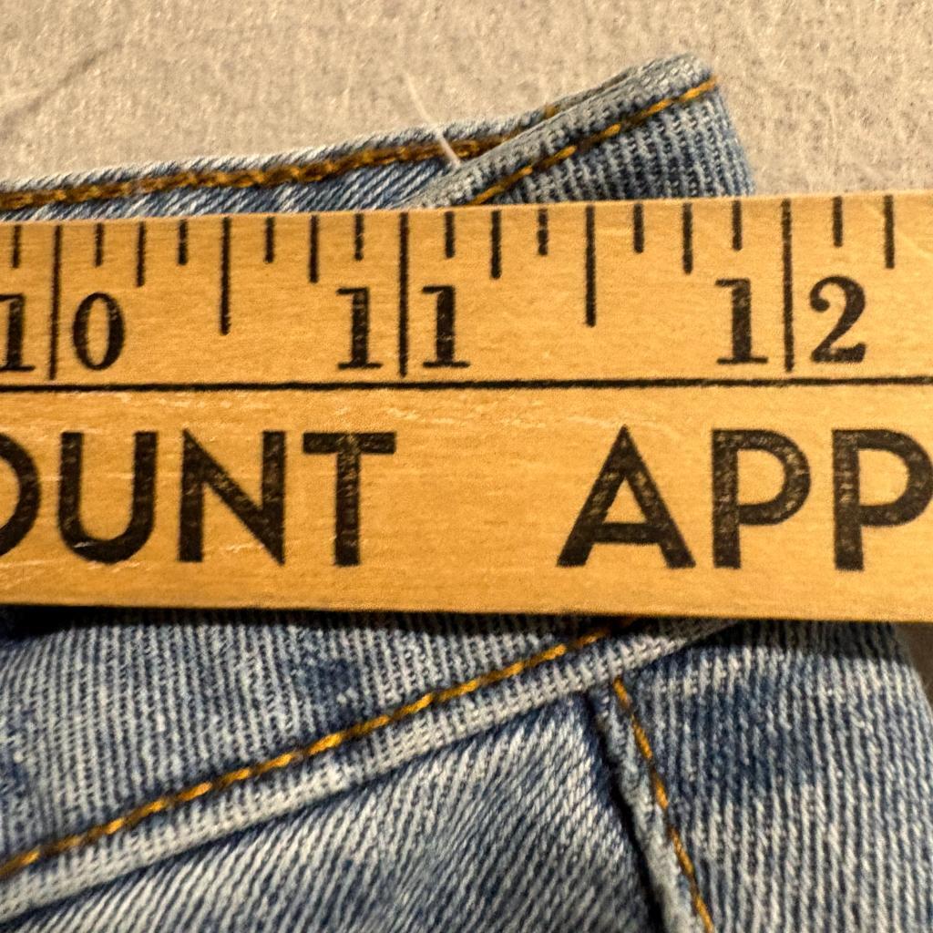 Cotton On Stretch Mom Jeans Womens US 4 Blue Denim High Rise Tapered Leg