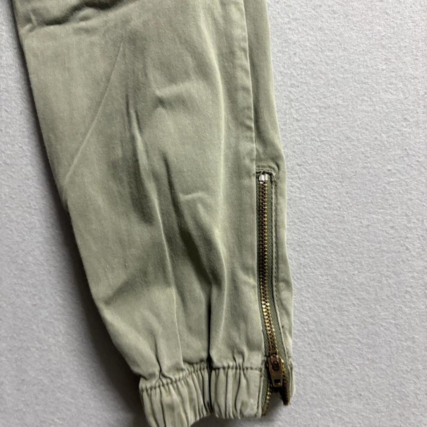 American Eagle Outfitters Womens Jogger Pants Size 6 Green Cotton Blend Stretch