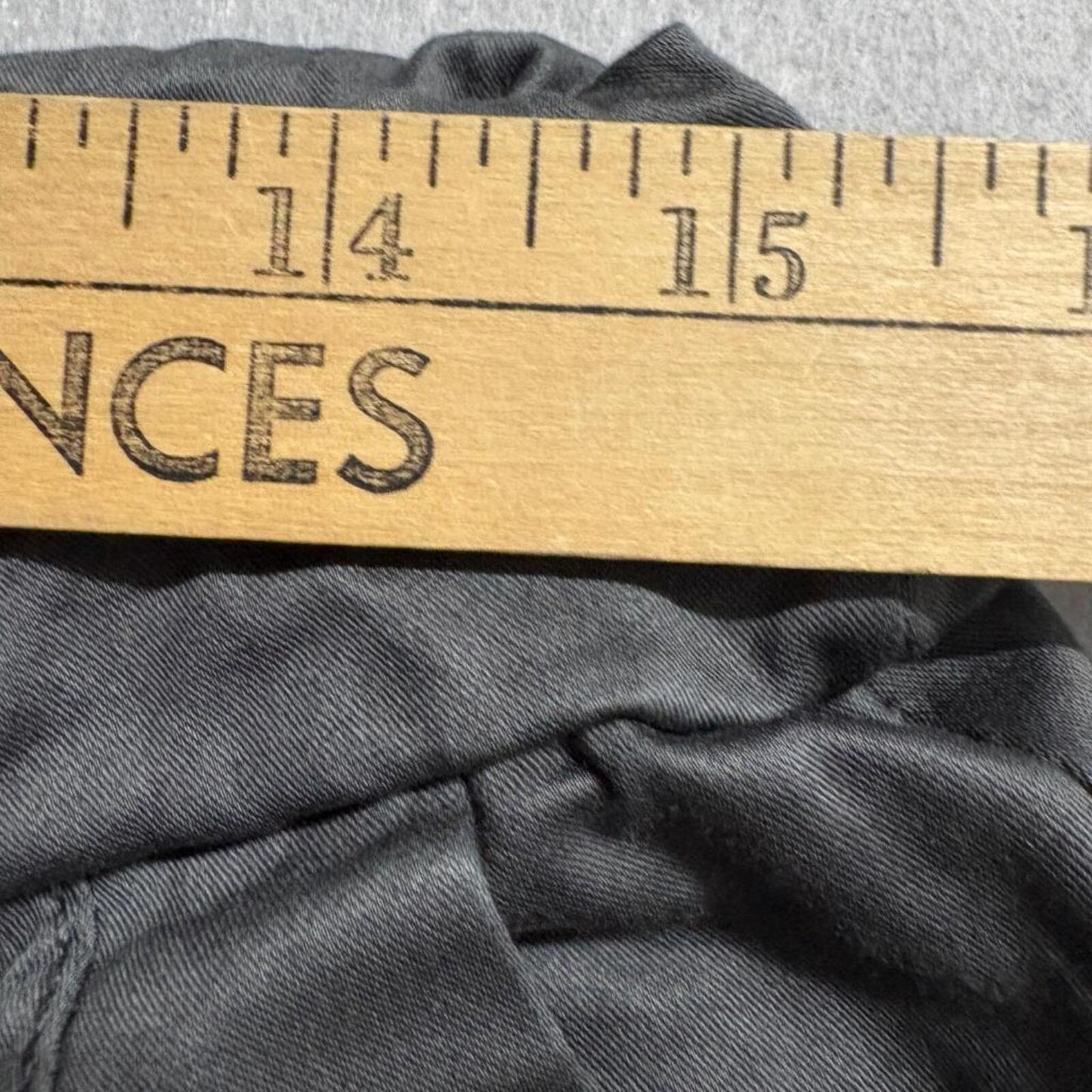 Venti6 Womens Star Back Pocket Pants M Gray Cotton Stretch Made in Italy Jogger