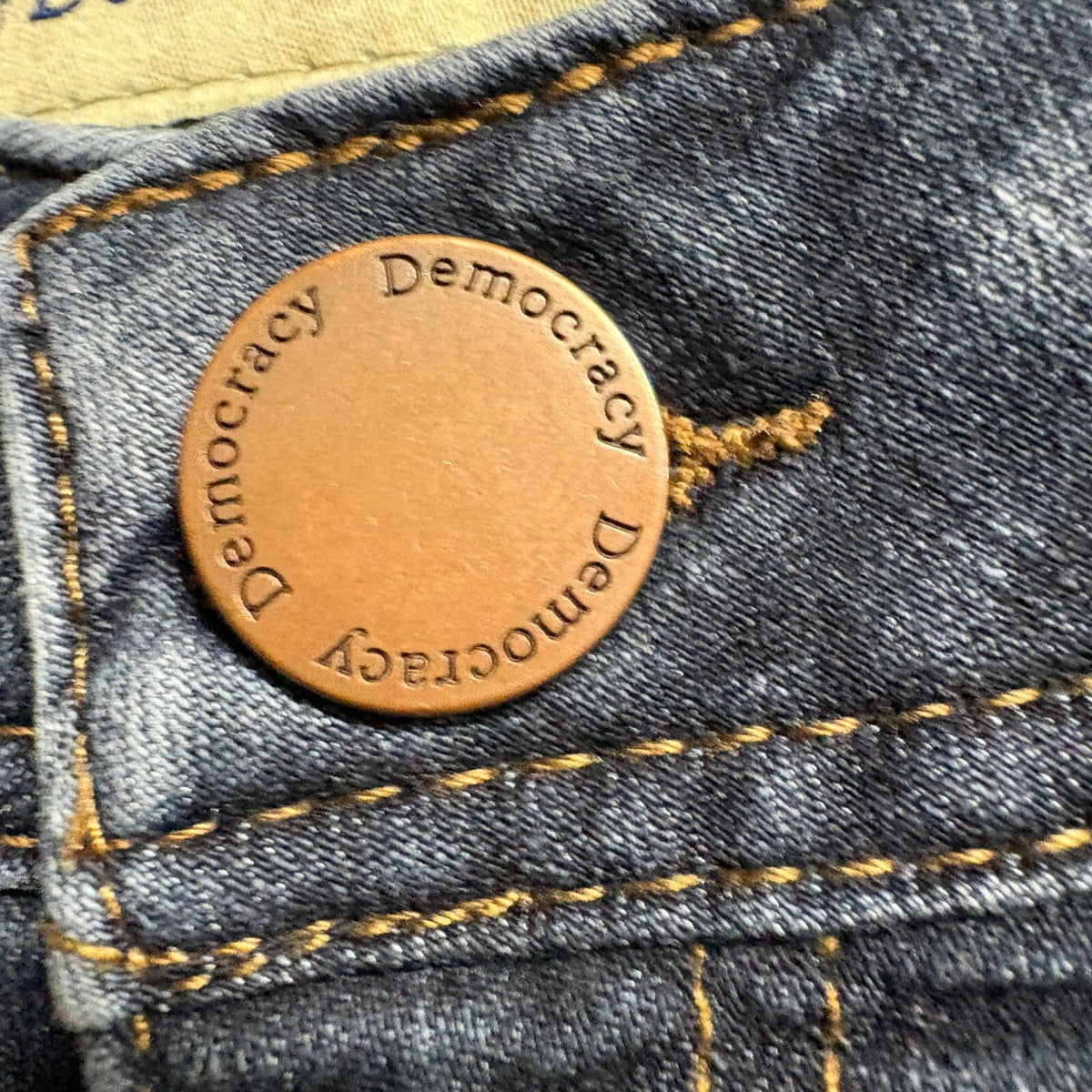 Democracy Ab Technology Womens Skinny Jeans Size 10 Blue Stretch Ankle Denim - Photo 2