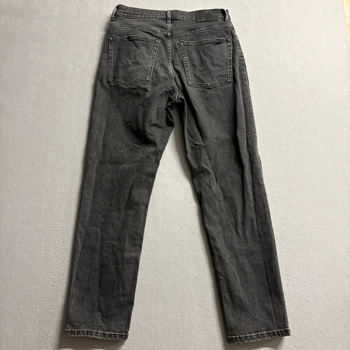 Everlane The Cheeky Jean Womens Straight Leg Washed Black Denim Jeans Size 28