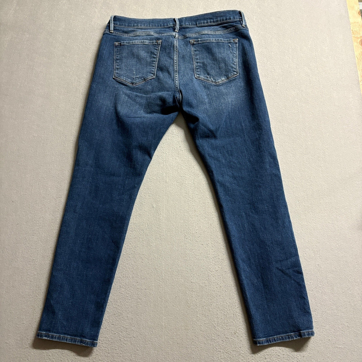 FRAME Denim Le Garcon Slim Boyfriend Jeans Size 31 Azure Medium Wash Stretch