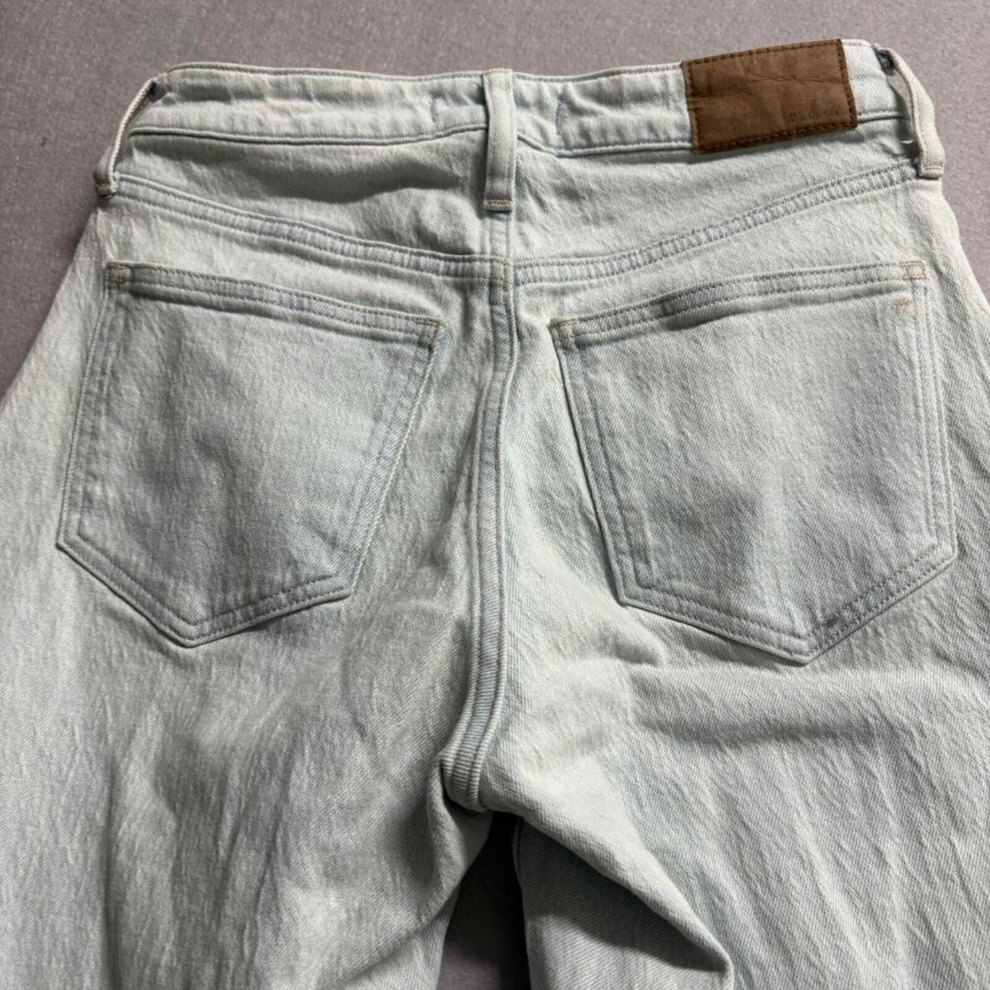 Madewell The Curvy Perfect Vintage Jeans Womens 25P Light Wash Denim Blue