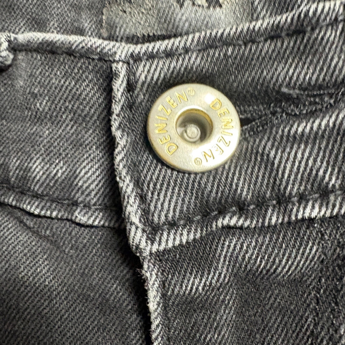 Denizen from Levis 216 Slim Fit Jeans Mens 31x30 Gray Black Stretch Denim