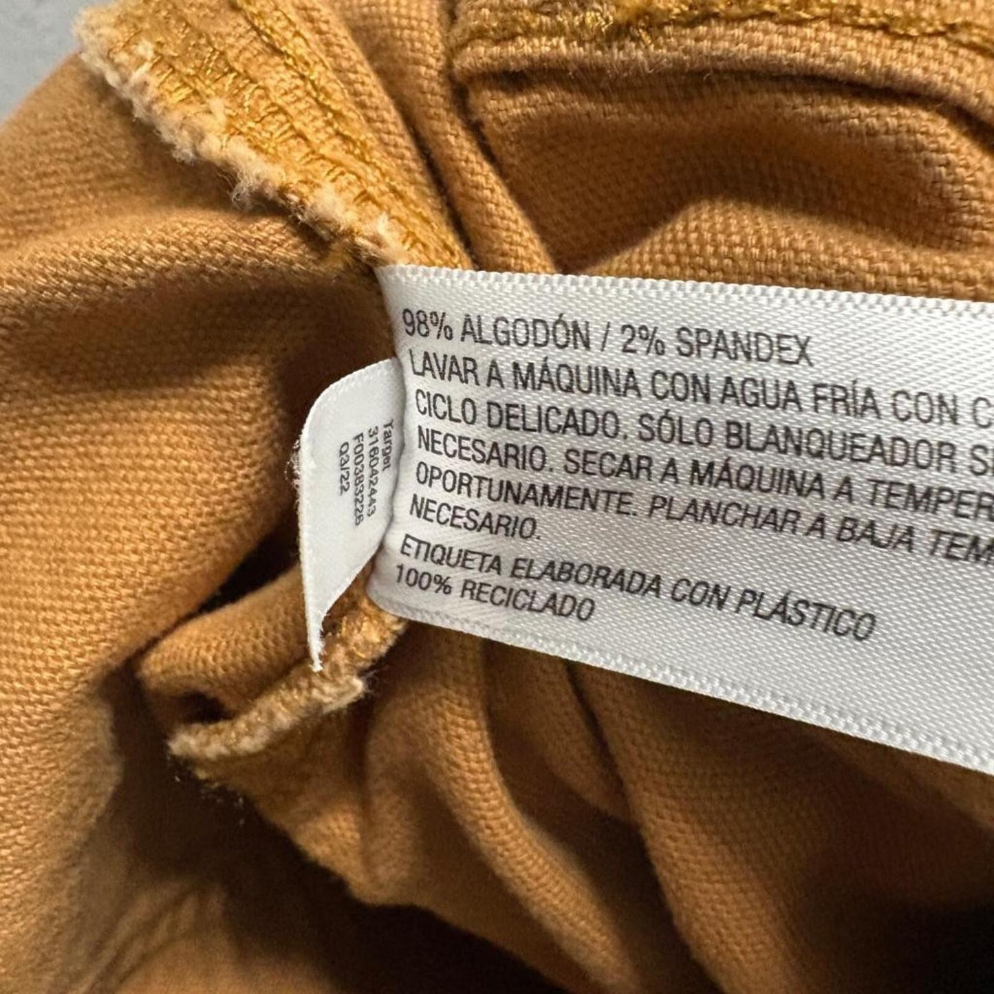 Knox Rose Women's Brown Stretch Utility Pants Size S Elastic Waist Cargo Style