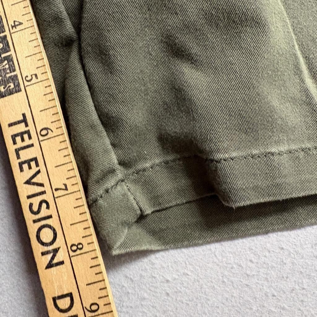 Vans Chino Shorts Mens 28 Green Cotton Blend Skateboarding Casual