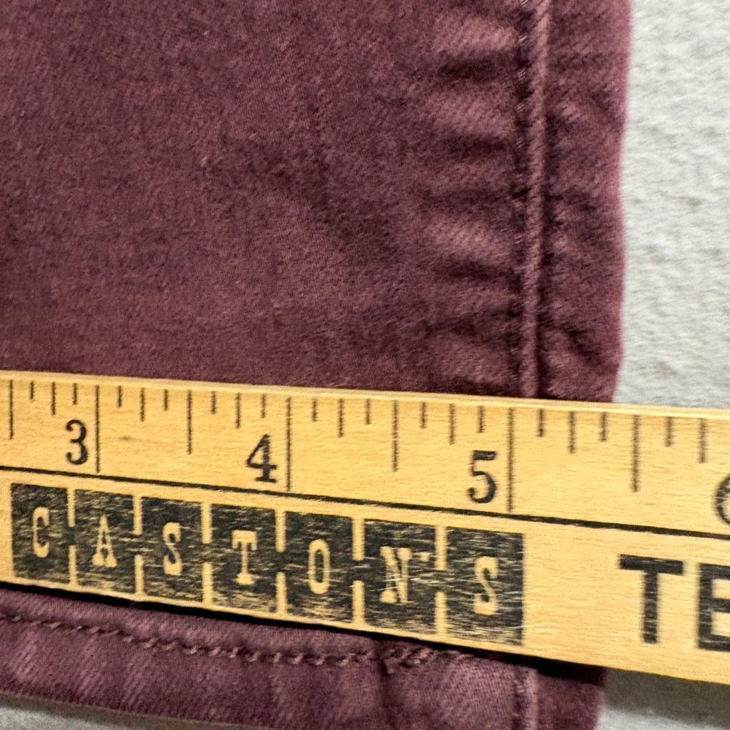Lovesick Super Skinny Jeans Womens Size 11 Burgundy Maroon Stretch Denim
