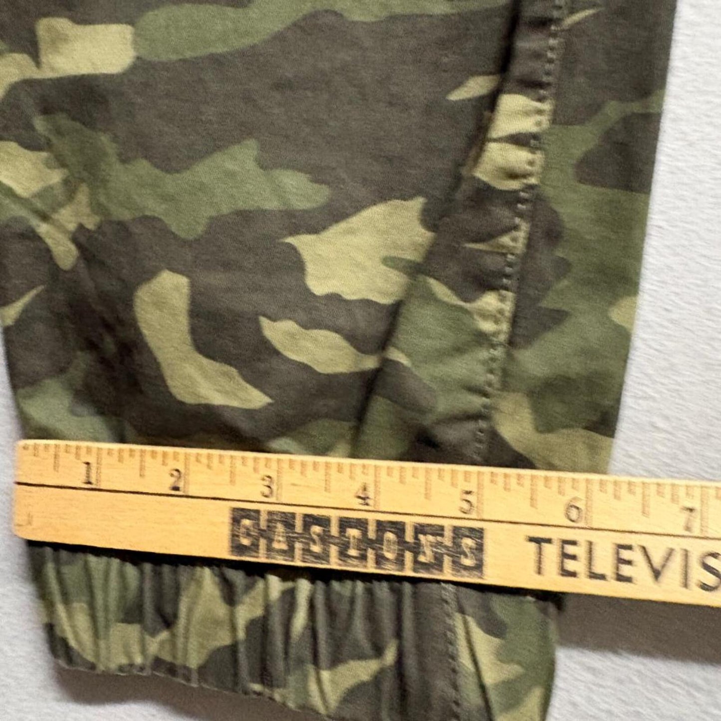 Cotton On Camo Jogger Pants Womens Size US 8 Green Camouflage Side Stripe