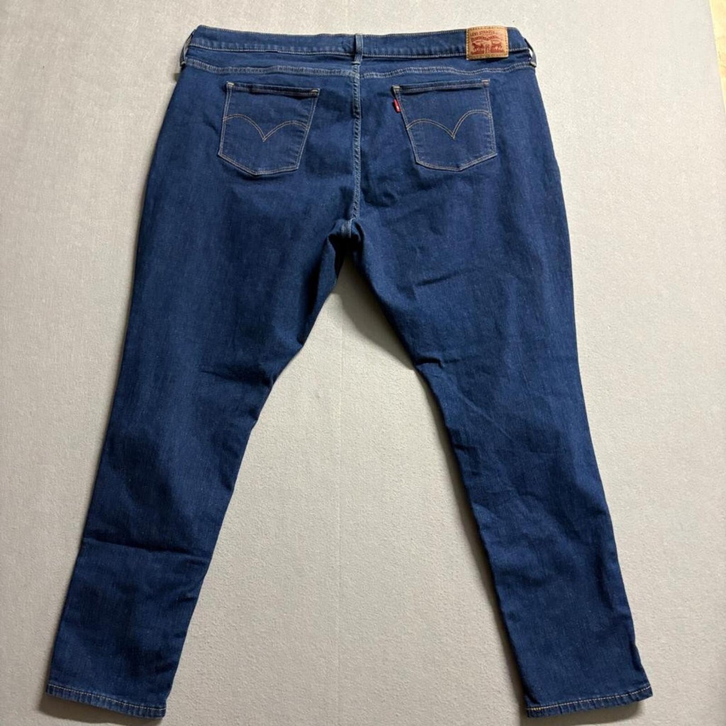 Levi's 310 Shaping Super Skinny Jeans Womens 22W S Blue Denim Stretch Plus Size