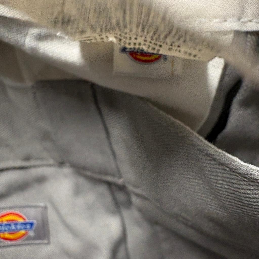 Dickies 874 Original Fit Work Pants Mens 28x32 Gray Polyester Cotton Chino