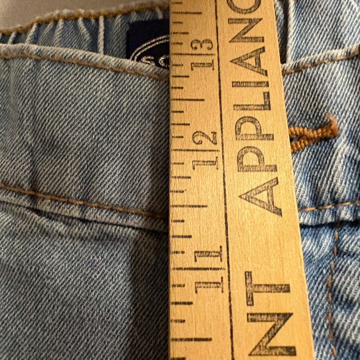 Scoop Womens Baggy Wide Leg Jeans Size 16 Vintage Drape Denim Light Wash New
