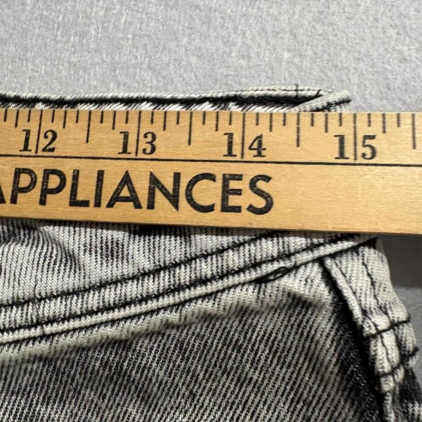 Empyre Relaxed Fit Jeans Mens 28 Gray Acid Wash Denim Skater Y2K Grunge