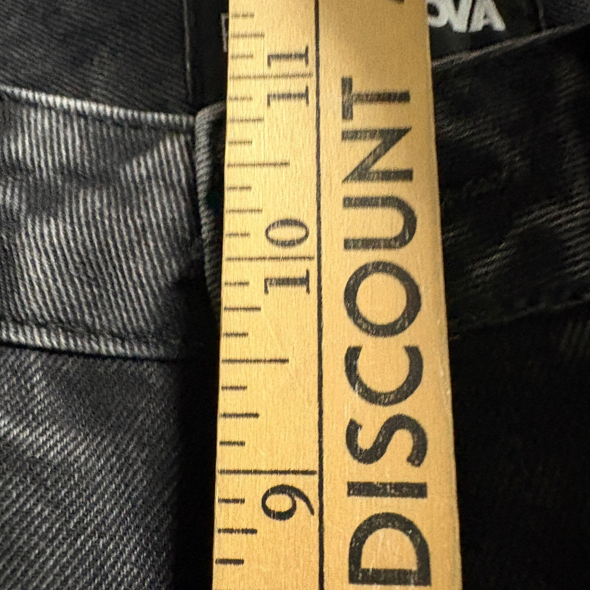 Fashion Nova High Waist Cargo Jeans Womens Size 1 Black Acid Wash Straight Leg