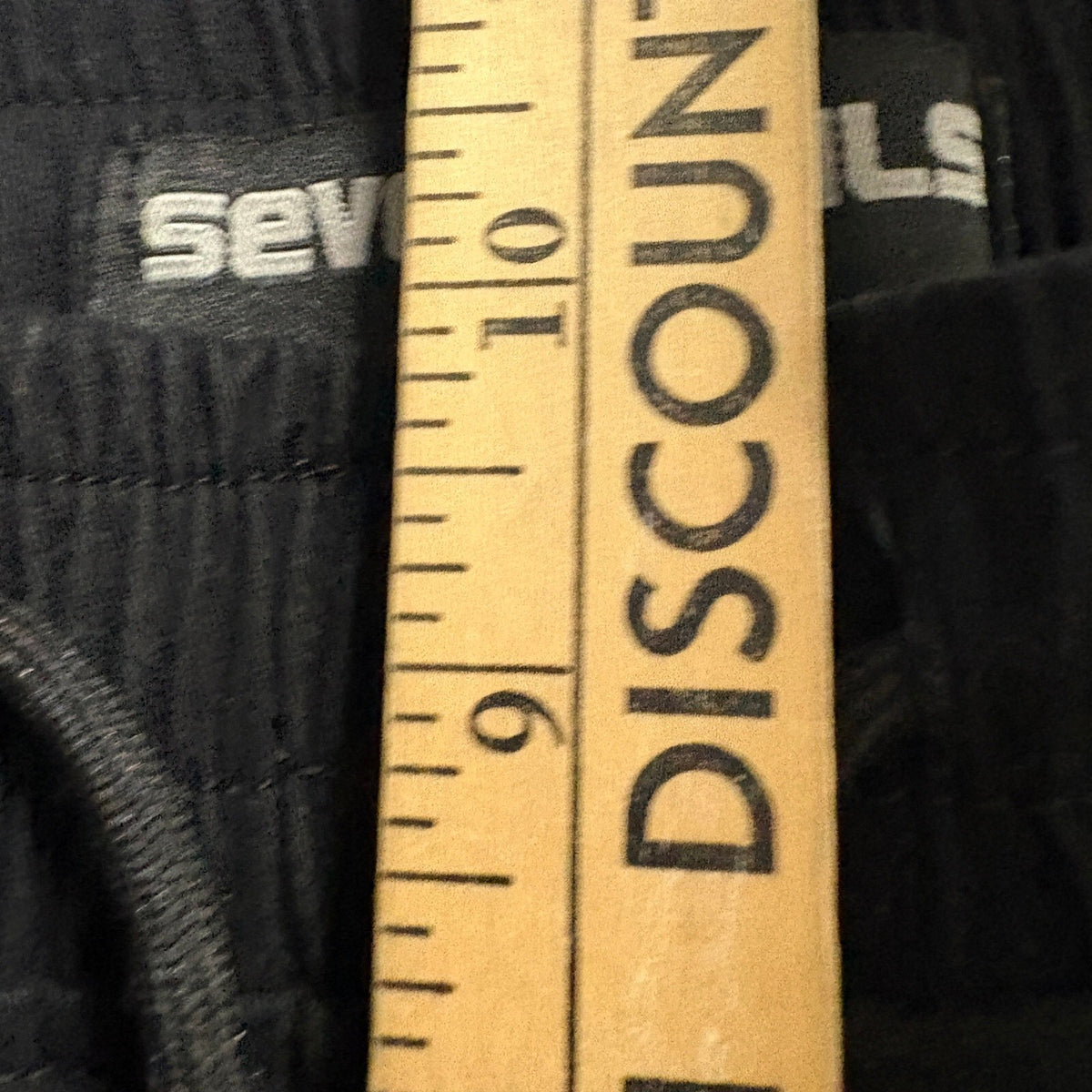 Seven Souls Mens Cargo Jogger Pants Medium Black Drawstring Stretch Twill Cuffed