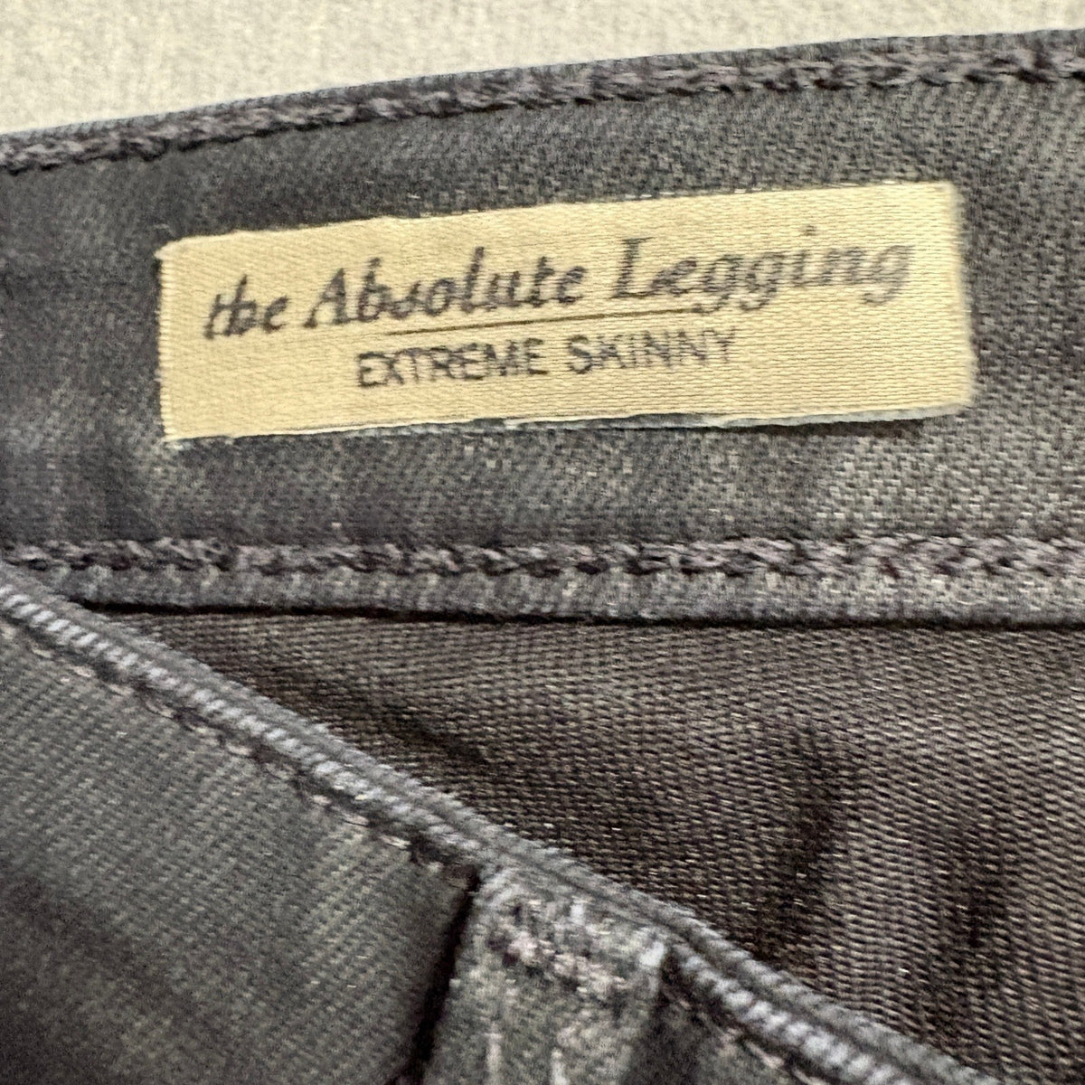 AG Adriano Goldschmied The Absolute Legging Extreme Skinny Jeans Womens 26R Gray