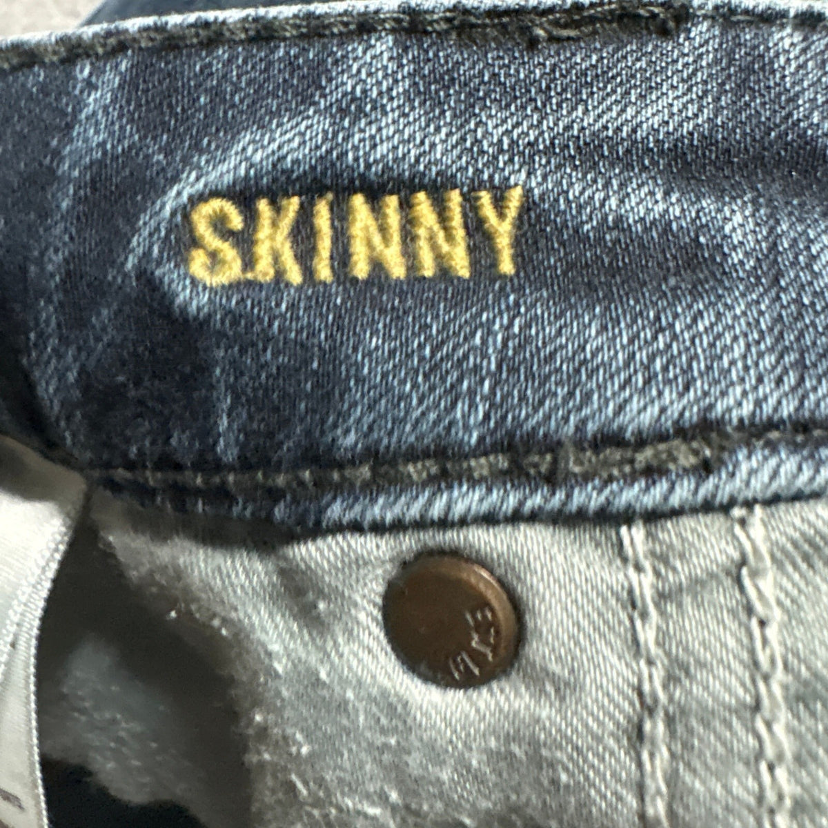 American Eagle 360 Extreme Flex Skinny Jeans Womens 31x30 Blue Stretch Denim